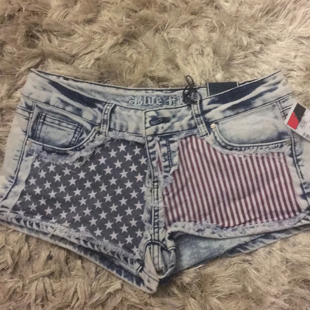 American flag shorts